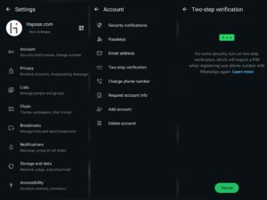 Whatsapp Two-step verification
